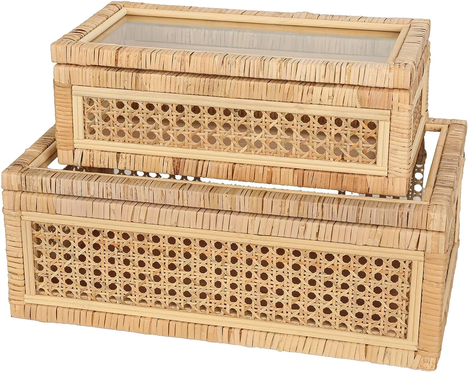 Ceramic Rectangular Décor Baskets