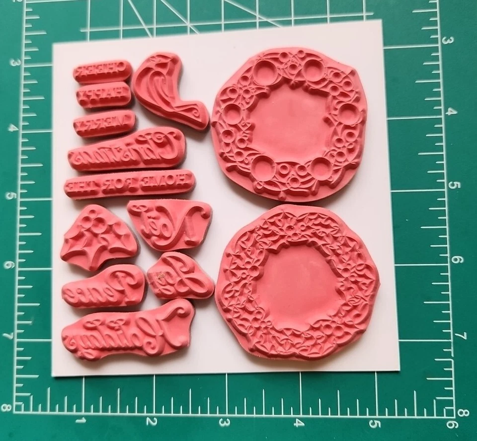 Taylored Expressions: Navidad "Coronas de Alegría" Usado en Excelente Condición! Peine.Envío.¡Leer más abajo! Foto 2 de 2