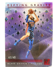 2019-20 Panini Clearly Donruss Defying Gravity Blake Griffith #5 /49 SSP