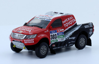 Toyota Hilux 2015 Dakar Rare Diecast Pickup Truck Scale 1:43