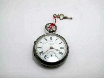 GRAVES SHEFFIELD TASCHENUHR 925 SILBER ENGLAND 1896 THE EXPRESS ENGLISH LEVER 