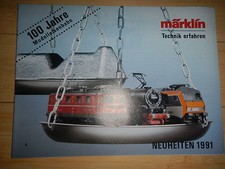 Katalog Märklin - Nowości 1991 Model kolejki - jak nowy xxxxx