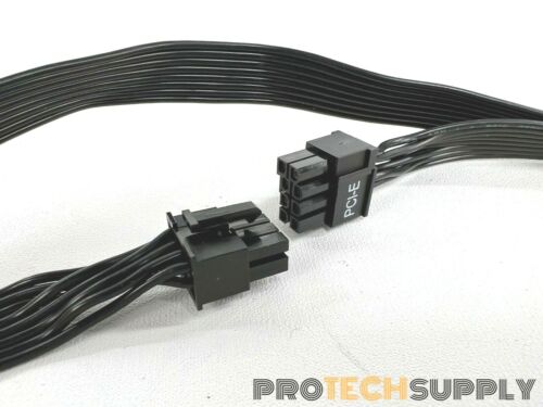 NEW PCI-E 8-pin to 2x 6+2-pin Y Splitter Power Supply Cable with WARRANTY - Picture 3 of 3