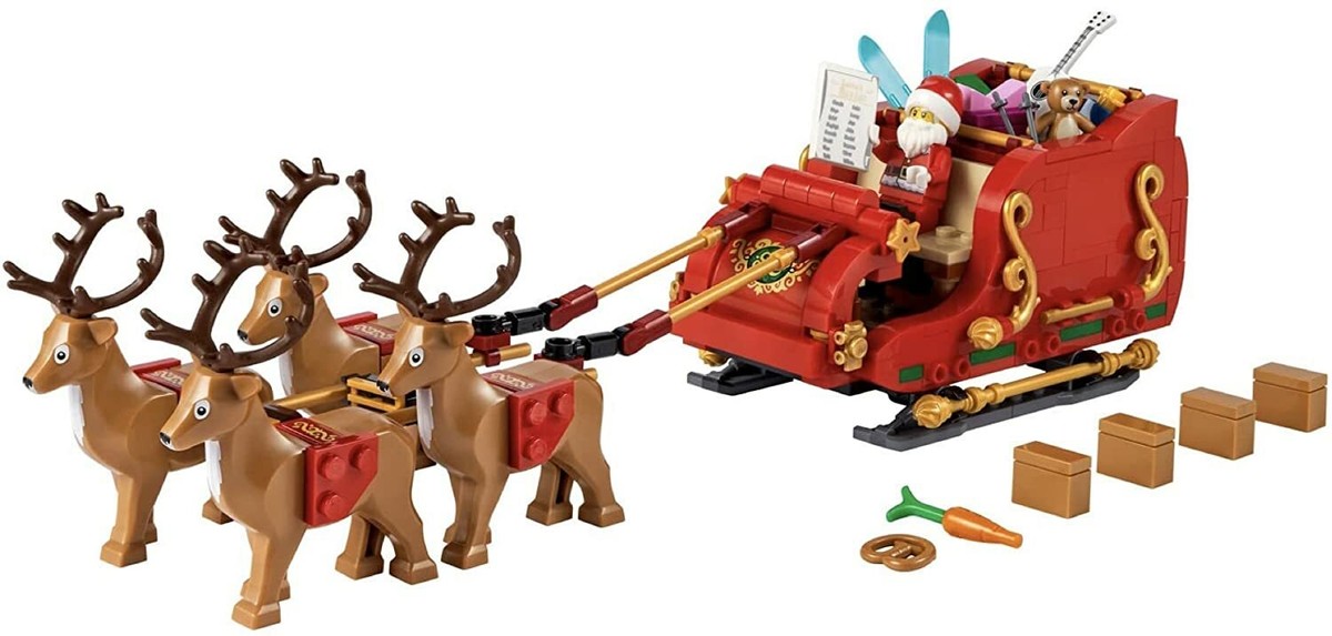 New LEGO Santa's Sleigh 40499 Christmas Holiday Santa Reindeer