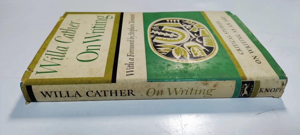 Willa Cather On Writing - Knopf, NY, 1949 - First Edition - Dust Jacket — 第 3/4 张图片