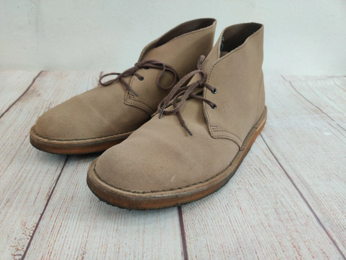 fossil tuberkulose debitor Clarks Desert Boot Men&#039;s US 11.5 - Charles F Stead Leather - Sand  Suede | eBay