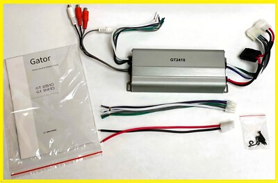 Compact 4-Channel Marine Amplifier 400 Watt - Same as CLARION