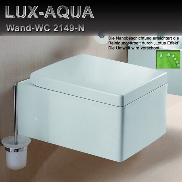 Eckig Wand Hange Wc Toilette Softclose Sitz Deckel Abnehmbar 2149 Gunstig Kaufen Ebay