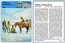 Winter At Morristown - Story Of America - Panarizon Card