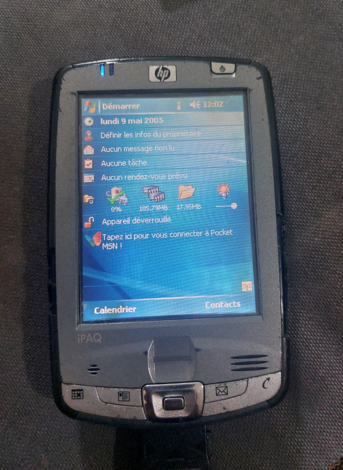 Lot 2 HP IPAQ Pda Pocket Pc - 2700 Acer & SD Card and Hp 214 Batterie / Adapter - Image 4 of 4