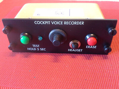 Bedienfeld Cockpit Voice Recorder (CVR) aus Overhadpanel Cockpit Transall