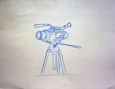 Sammy TV Series 2000 Production Animation Alexandra Kube Hand Drawn Model Cel