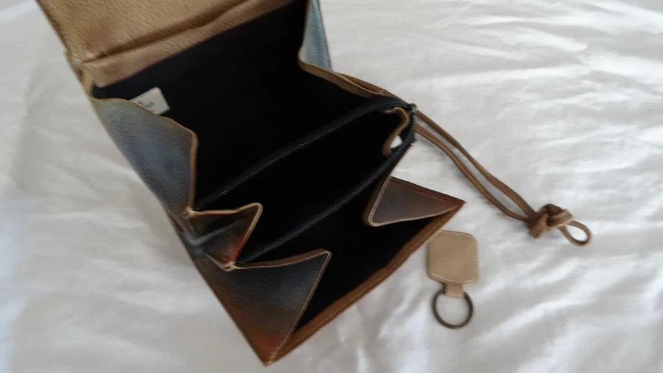 ANUSCHKA: Small Crossbody Bag, 7.5"x 5"x3" very gently used. - Image 4 of 4