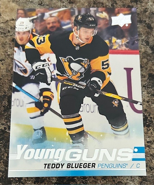 2019-20 Upper Deck Series 1 Young Guns Teddy Blueger #231 (RC)