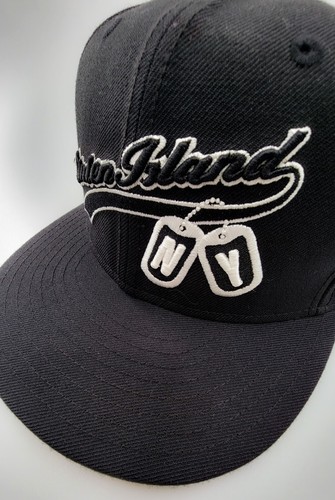 NWT Vintage Staten Island NYC NY Dog Tags New Era 59Fifty Fitted Hat Size 8 RARE - Picture 9 of 23