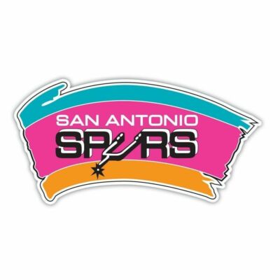 San Antonio Spurs Old NBA Logo Basketball Car Bumper ...