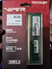 Patriot Viper 3 8GB 240-Pin DDR3 SDRAM DDR3 1600 PC3 12800 -Open Box