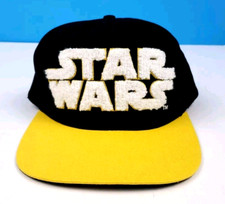 Star Wars Disney Youth Snapback Hat Black  Yellow May The Force Be With You New