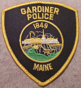 ME Gardiner Maine Police Shoulder Patch
