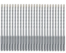 5/32"x6" SDS Plus Hammer Drill Bit Carbide Tip Masonry Concrete Drill Bit-24Pcs