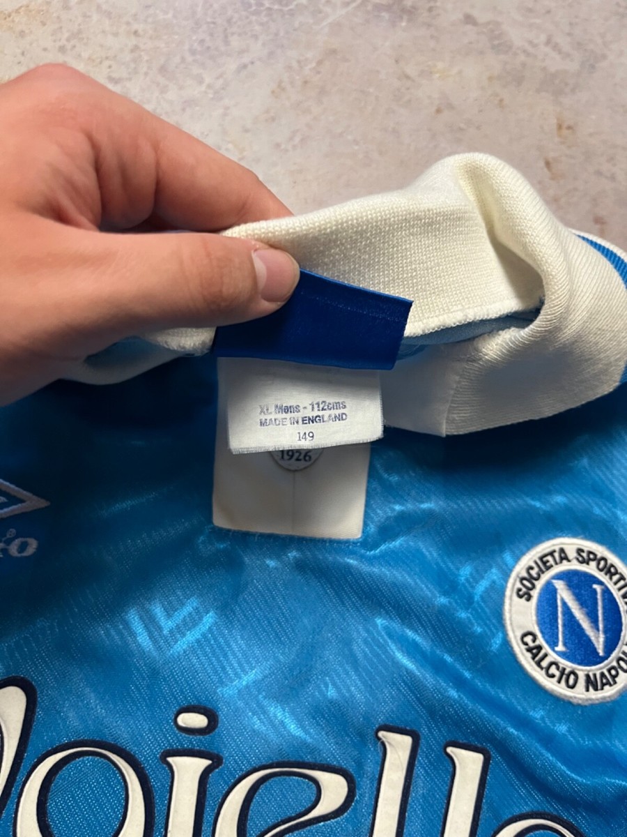 Authentic ARCHIVE Vintage Umbro Napoli Italy Voiello 91/93 Authentic ARCHIVE Vintage Umbro Napoli Italy Voiello 91/93