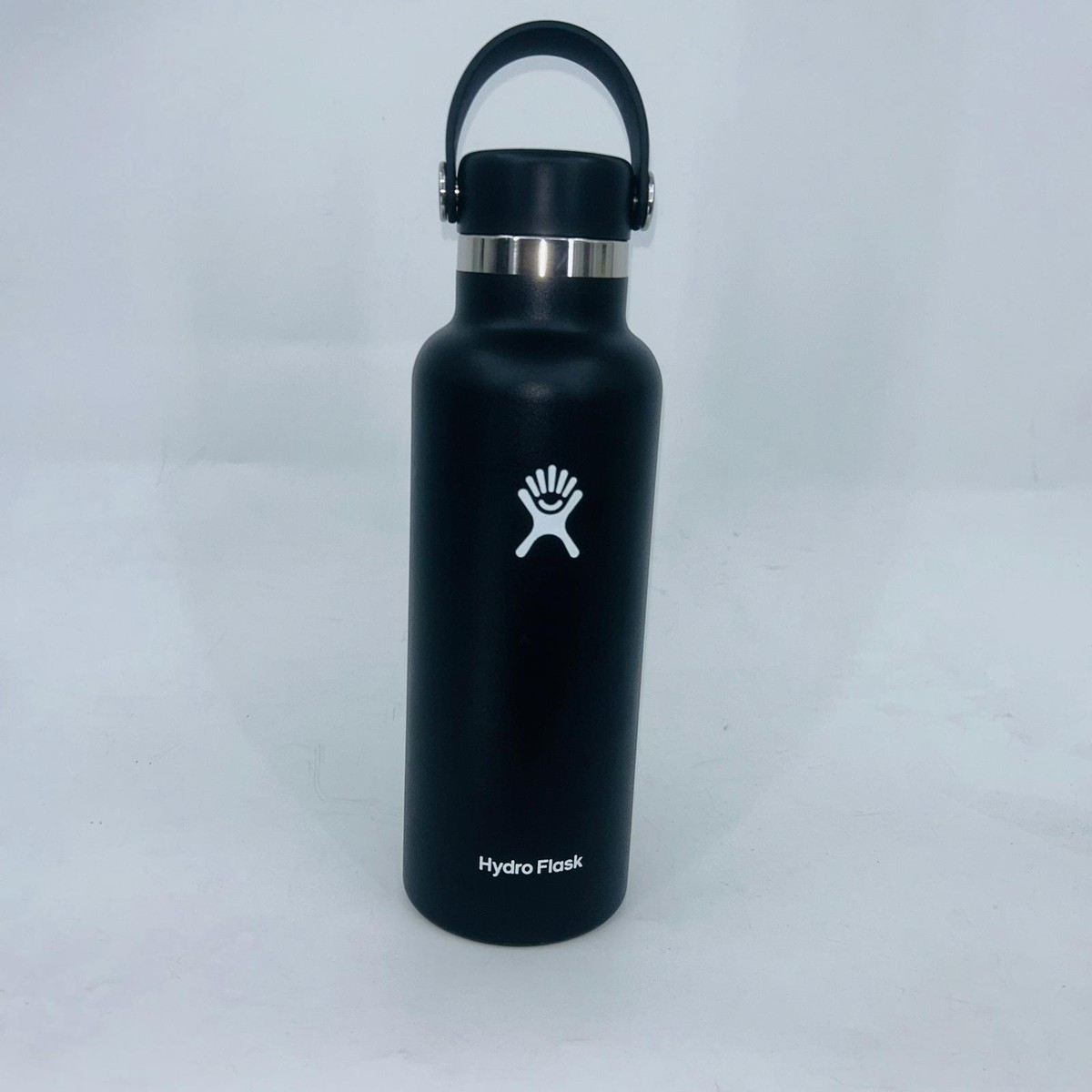 HYDROFLASK 18 OZ 532ml TEMPSHIELD FLEX CAP BLACK STANDARD MOUTH