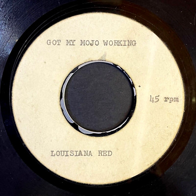 LOUISIANA RED Got My Mojo Working UNRELEASED STUDIO ACETATE c.1970 Blues HEAR!