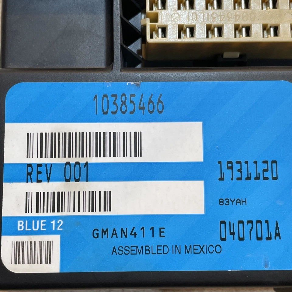 Módulo de control de carrocería Buick Rendezvous 2002 2005 BCM 10385466 Foto 4 de 4