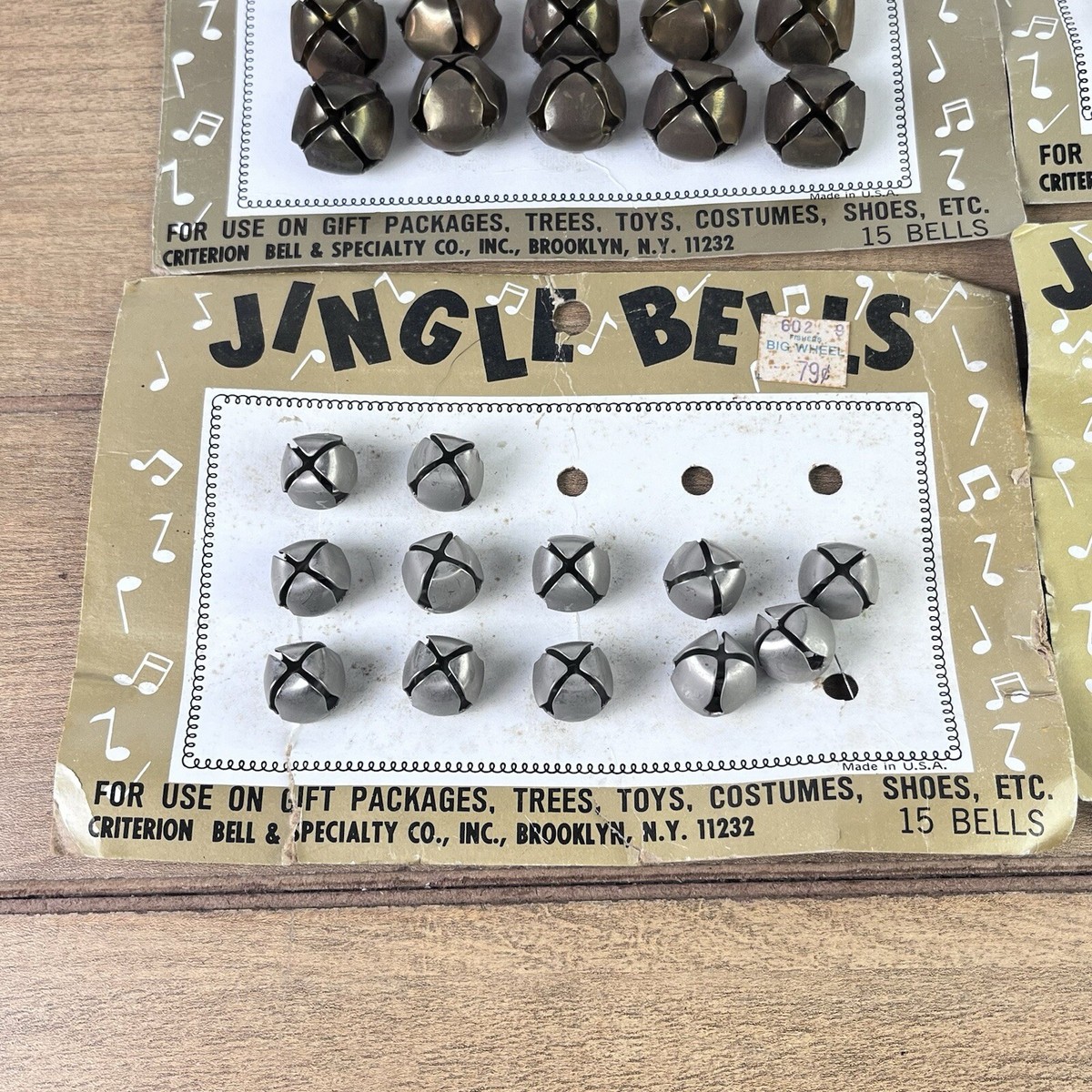 Jingle Bells Vintage Original Criterion Bell & Specialty Co