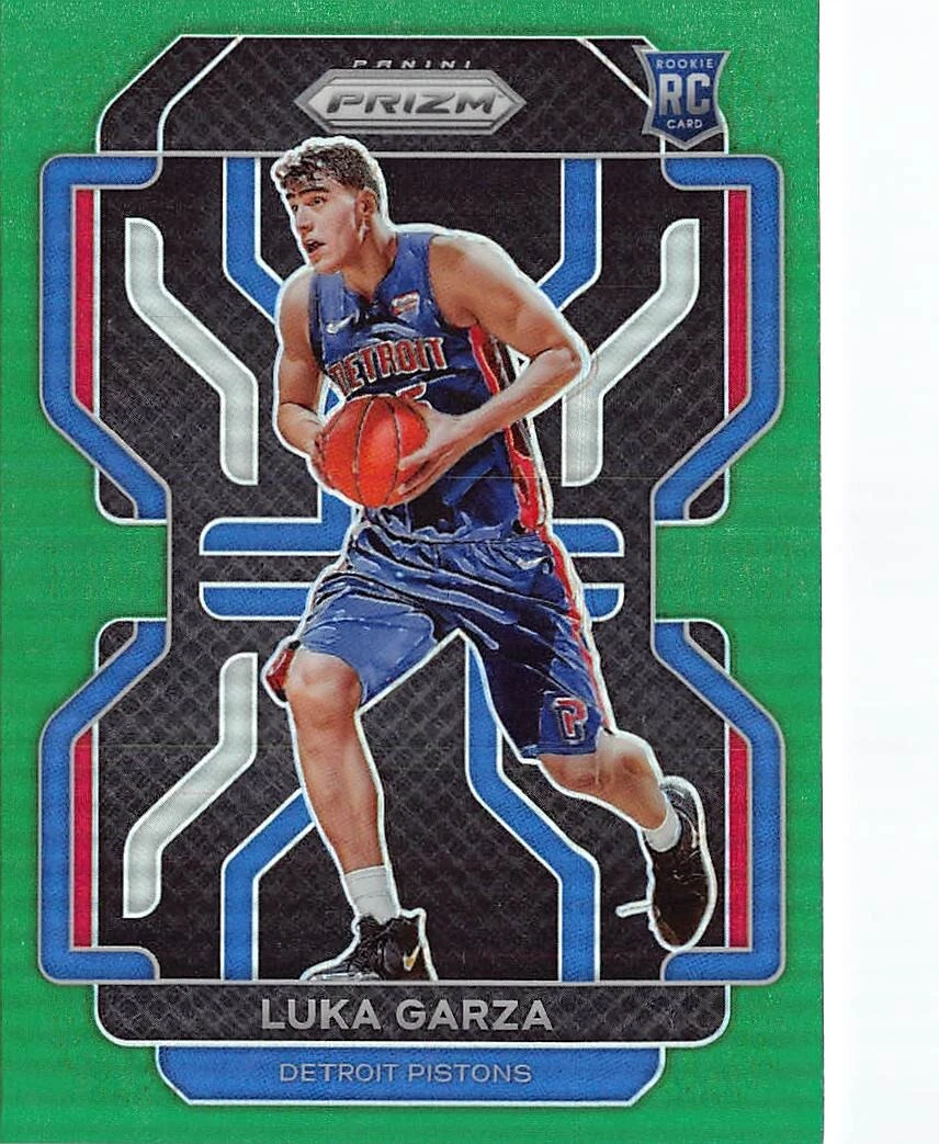 2021-22 Panini Prizm Prizms Green #303 Luka Garza	p2s-23688