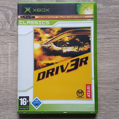 Driver Driv3r Xbox Classic Spiel in OVP mit Anleitung Boxed Game
