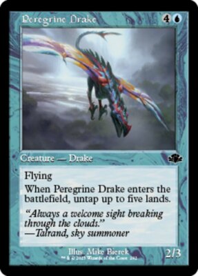 x4 Peregrine Drake - Retro Frame C MTG Dominaria Remastered M/NM, English