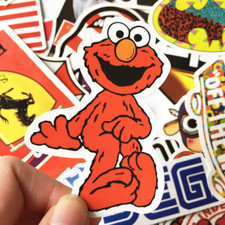 60pcs Brand LOGO Asorted Stickers Pack for Laptop Water Bottle Luggage Snowboard