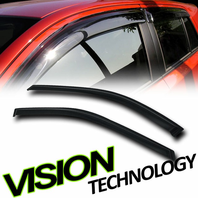 For 9607 Dodge Caravan Rain/Wind Guard Smoke Shade Deflectors Window