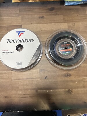 New Reel Tecnifibre Razor Code 17g & Free Reel Yonex Poly Tour Drive 17g.