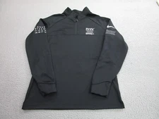 Nike Jacket Mens M Black Mulligan Golf Master of Ceremonies Sweater 1/4 Pullover