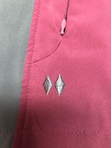 Black Diamond Double Diamond Maroon Red Softshell Jacket Size L Womens Stretch - Picture 4 of 12