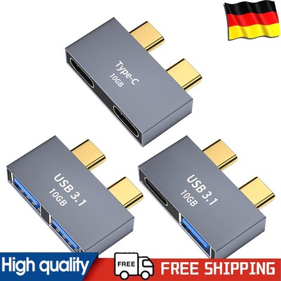 USB C HUB Dockingstation für MacBook Thunderbolt 3 Dual Type-C Adapter