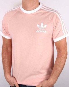 camiseta rosa hombre adidas