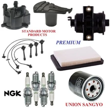 Tune Up Kit Filter Cap Wire Spark Plugs for Geo Prizm L4 1.6L 1993-1997