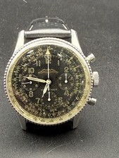 Original Early 1960s Breitling AOPA Navitimer 806 Venus 178 No Signature Logo 23