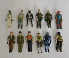 12 Vintage 1980's G.I. Joe Figures GUNG HO MUTT TORPEDO TOLL BOOTH AND MORE