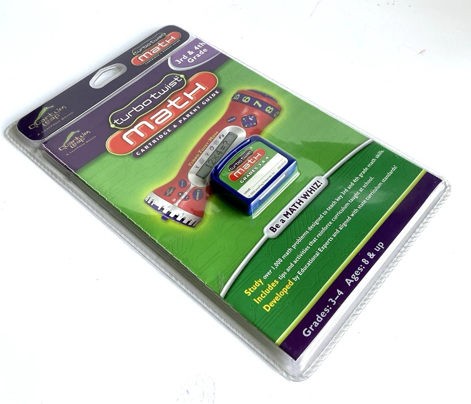 Turbo Twist Math Cartridge & Parent Guide by Leap Frog - 3rd & 4th Grade - Image 3 of 3