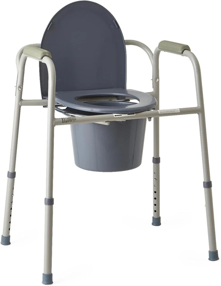 guardian  Medline Portable Toilet 3-in-1 Bedside Commode MDS89664 - Image 3 of 3