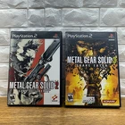 Metal Gear Solid 2: Sons of Liberty & Metal Gear Solid 3: Snake Eater PS2 CIB