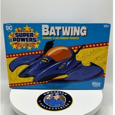 McFarlane Toys DC Super Powers Batwing Batman Air Combat Vehicle Blue Retro Toy