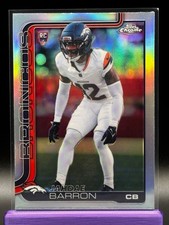 Jahdae Barron RC 2025 Topps Chrome #359 Refractor Silver Broncos