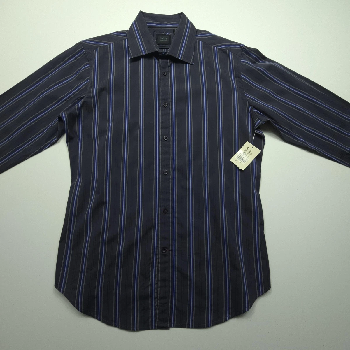 GUESS Slim Striped Dress Shirts for Men for sale | eBay
