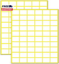  900 Pack 0.75" X 0.5" - Price Stickers Small White Labels Stickers