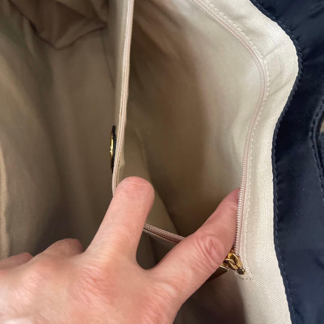 Tory Burch Tote Bag Nylon x Enamel Black Women's From Japan thumbnail 17